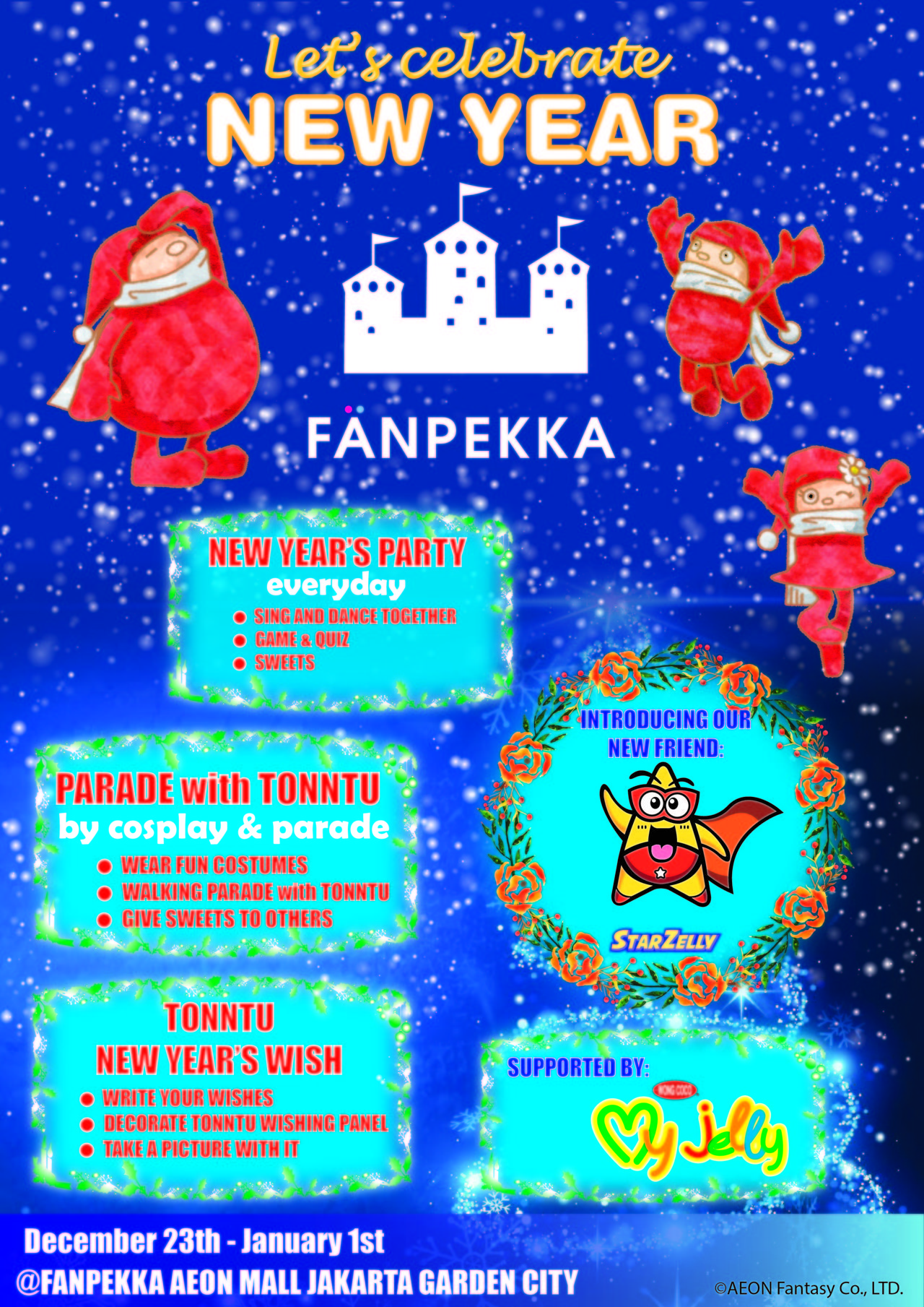 Let's Celebrate New Year with FANPEKKA
