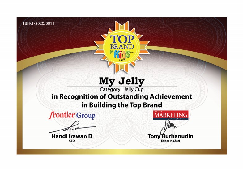 Top Brand Kids Award MyJelly 2020 