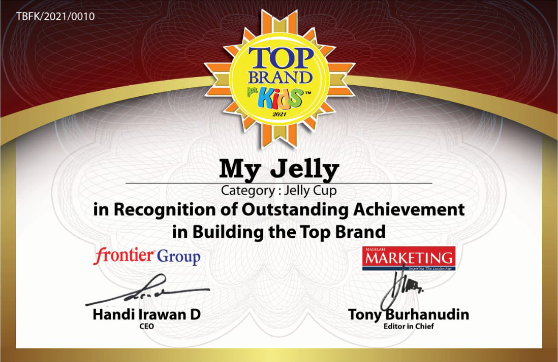 Top Brand Kids Award MyJelly 2021